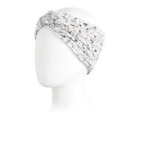 CUDDL DUDS Grey Chenille Twisted Headband